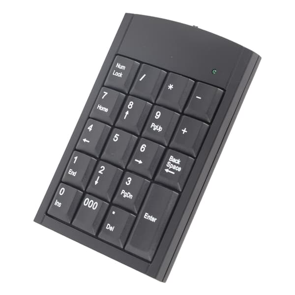 Bärbar Mini USB Numerisk Knappsats Nummer Tangentbord för Bärbar Dator
