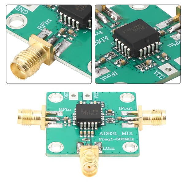RF-modul transceiver enkeltchip RF-forstærker 0,1-500MHz strømforsyningstilbehør