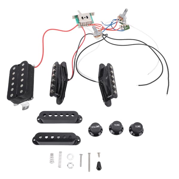 Elgitarrpickup med tonvolymkabel, dubbelspolig öppen stil Humbucker Pickup Set