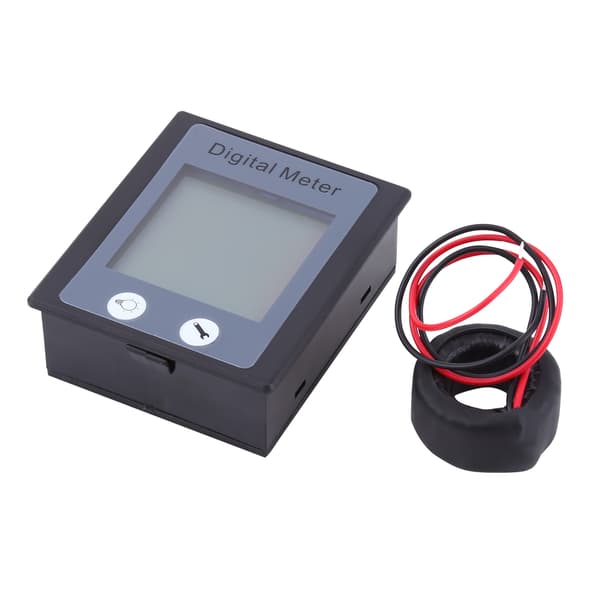 80-260V AC 100A Digital Övervakningsmultimeter Amperemeter Voltmeter Effekt Energitestare Med CT