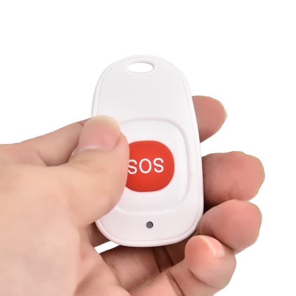 Trådlös SOS Nödlarmknapp Heminbrottslarmsensor 433MHz