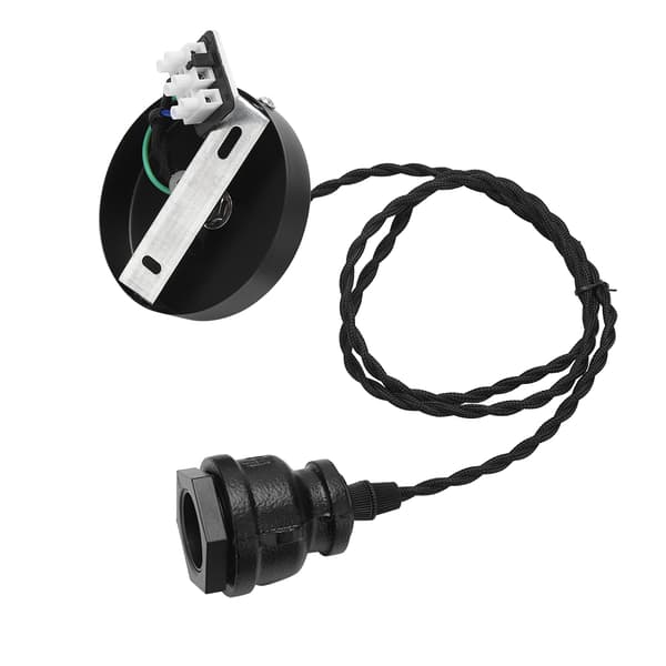 E27 90-250V Loftlampe i retrostil af jern til café, bar, gang