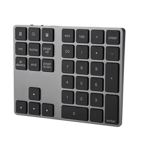 Musta 34 näppäimen mini-numeronäppäimistö langaton Bluetooth-numeronäppäimistö Apple PC:lle