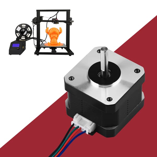 1 stk. 4-leder 12V 1.3A 0.30Nm Stepper Trinmotor 42 til 3D-printer