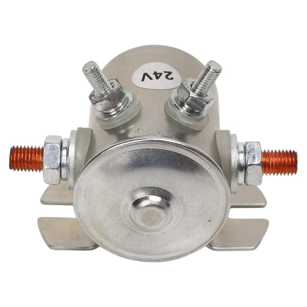 200A 24V Motorstartrelä 1114208 Dammtätt Startrelä Solenoid för Vinschar Båtar Golfbil