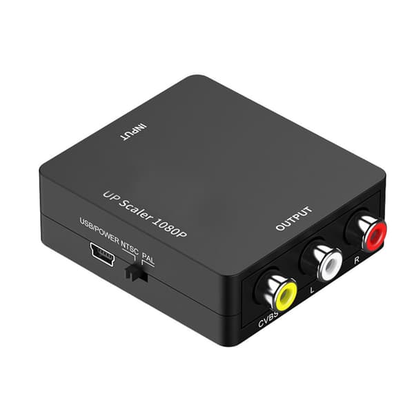 HD Multimedia Interface till AV-omvandlare 1080P Plug and Play RCA Ljud Videoadapter för PS5 Digitalbox HDTV