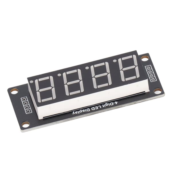 4 stk. 0,56\" 7-segment LED-displaymodul blå 4-cifret digitalt rør PCB-urkort