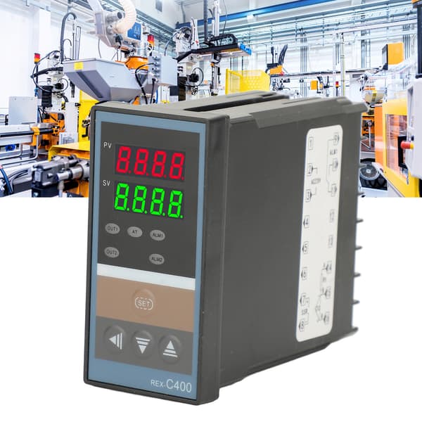 Digital PID-termostatregulator, exakt 220VAC SSR-relä, LED-display, exakt temperaturreglering