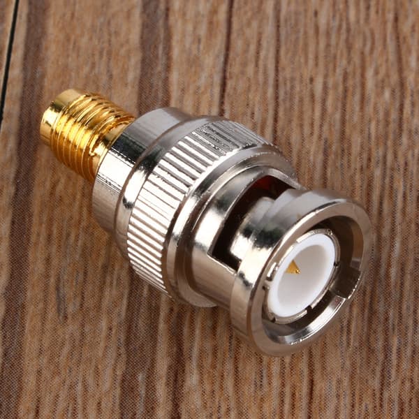 BNC Stik Han til SMA Hun Jack Adapter RF Konnektor Lige Samleled Kobling