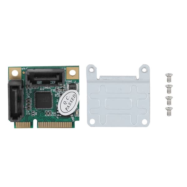 Mini 2-ports PCI-e PCI til SATA 3.0 6Gbps konverter harddiskudvidelseskort til Windows