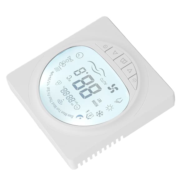 Golvvärmetermostat programmerbar stor LCD-display VVS-temperaturregulator med 485-kommunikation 220V