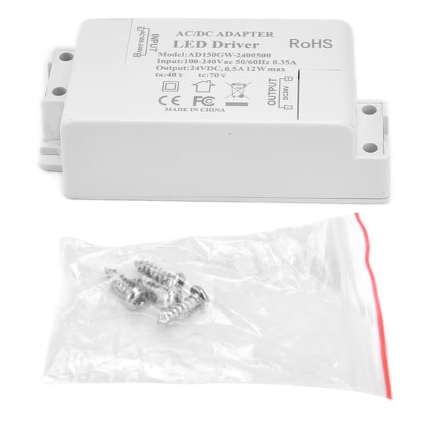12W LED-driver lavspændings konstantstrøm LED-transformer til strip-lys