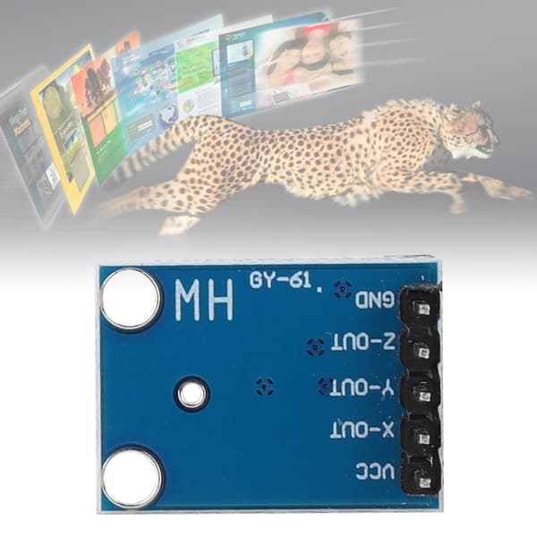 ADXL335 3-akset analog udgangsaccelerometermodul vinkeltransducer til Arduino (svejset)