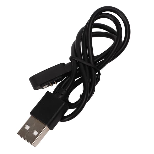 Ur magnetisk opladerkabel 2-benet Smartwatch-oplader til kopformet juicer sort 2P/WK2.5-9mm