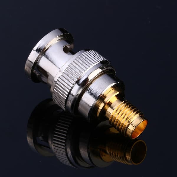 BNC Stik Han til SMA Hun Jack Adapter RF Konnektor Lige Samleled Kobling
