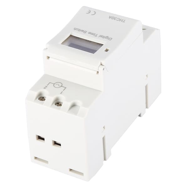 THC 30A Digital Timerbrytare Programmerbar Elektronisk Tidskontrollbrytare (220V)