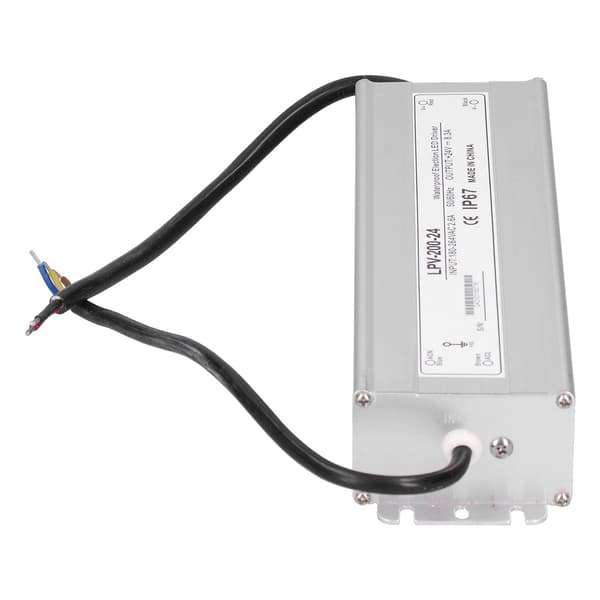 LED-drivrutin 200W Vattentät Transformator 24V DC Strömförsörjning för Utomhusbelysning