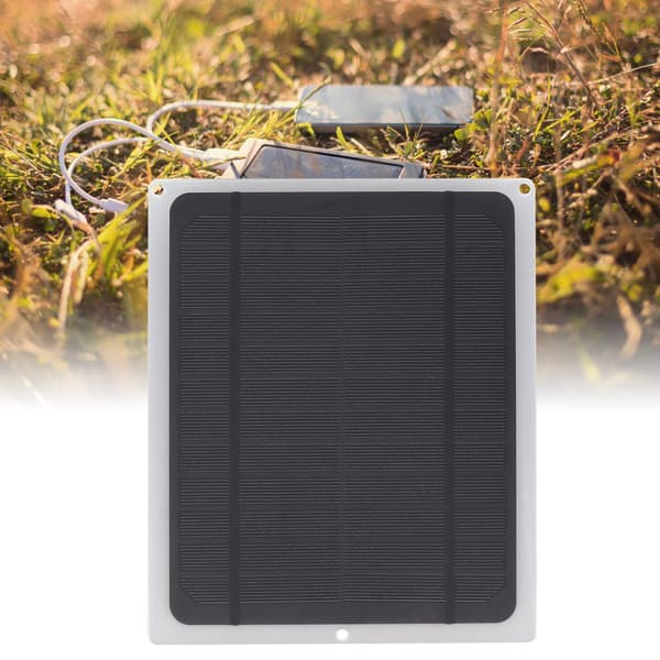 12W solpanel monokrystallinsk bærbart solpanel opladningssæt til bilventilator mobiltelefon