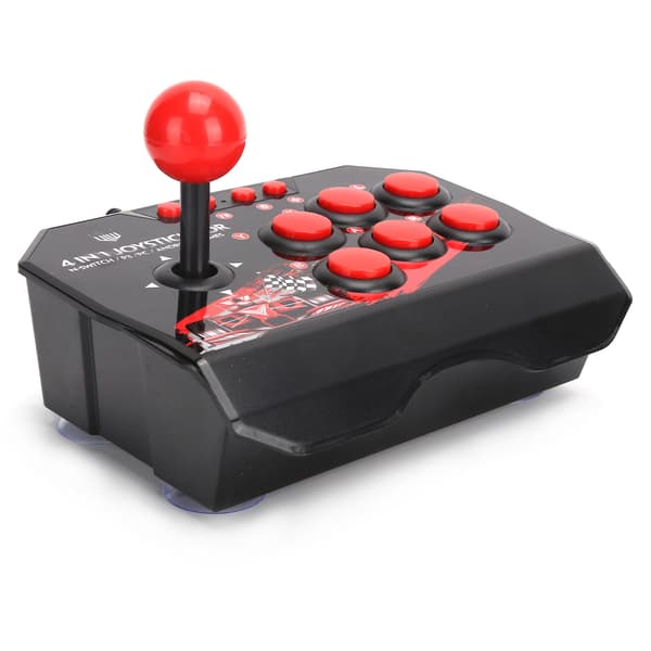 Arcade Fight Stick Trådbunden Arkadjoystick Arkadspelstillbehör för Switch/PC/PS3