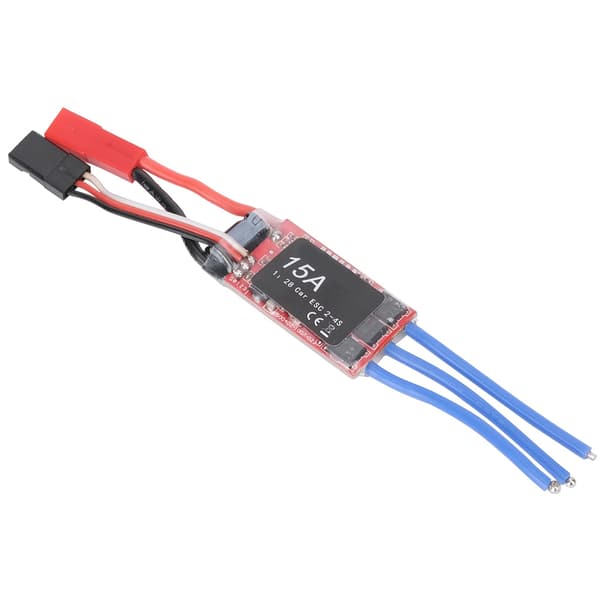 15A 2‑4S ESC Elektronisk Hastighedsregulator Tilbehør til 1/28 1/24 RC Bilmodel