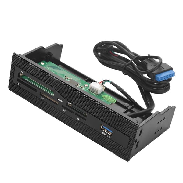 PC Intern kortlæser USB 3.0-port M2 SD MS XD CF TF kort instrumentbræt frontpanel