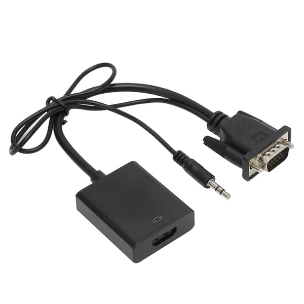 Lydkonverter VGA til High Definition Multimedia Interface Signalkonverteringsadapter