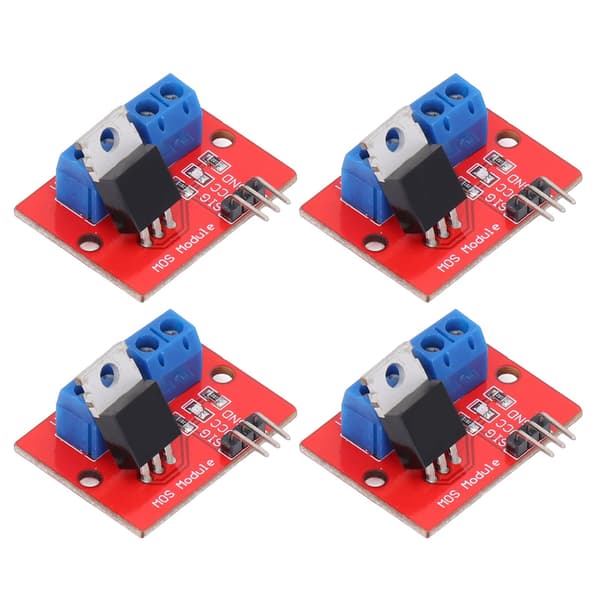 4 stk. MOS Driver Modul Kort Sæt 0-24V til Raspberry Pi GPIO Tilbehørssæt