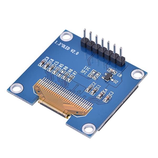 1,3 tommer IIC seriel 128 x 64 OLED 12864 skærmmodul SSH1106
