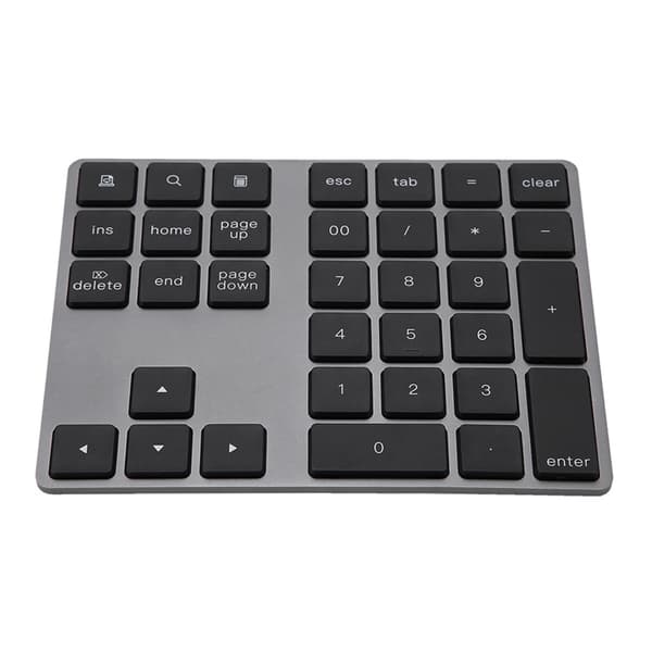 Musta 34 näppäimen mini-numeronäppäimistö langaton Bluetooth-numeronäppäimistö Apple PC:lle