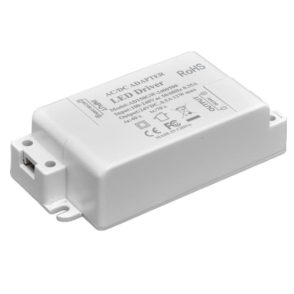 12W LED-driver lavspændings konstantstrøm LED-transformer til strip-lys