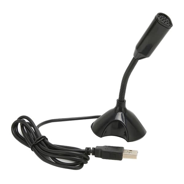 USB Mikrofon Professionel Omnidirektionel Støjreducerende Desktop Kondensator Konferencemikrofon