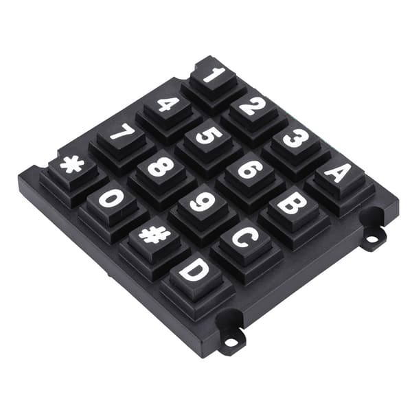 Tangentbordsmoduler med 16 tangenter 4x4 tryckknappar Extern stor knappsats för MCU