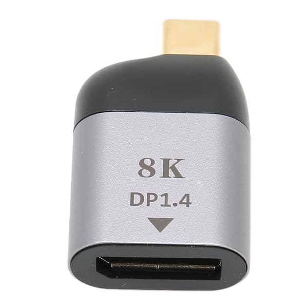 USB C–DisplayPort-sovitin 8K@60HZ USB C–DP1.4 Uros-Naaras-muunnin USB C -videolähtölaitteille