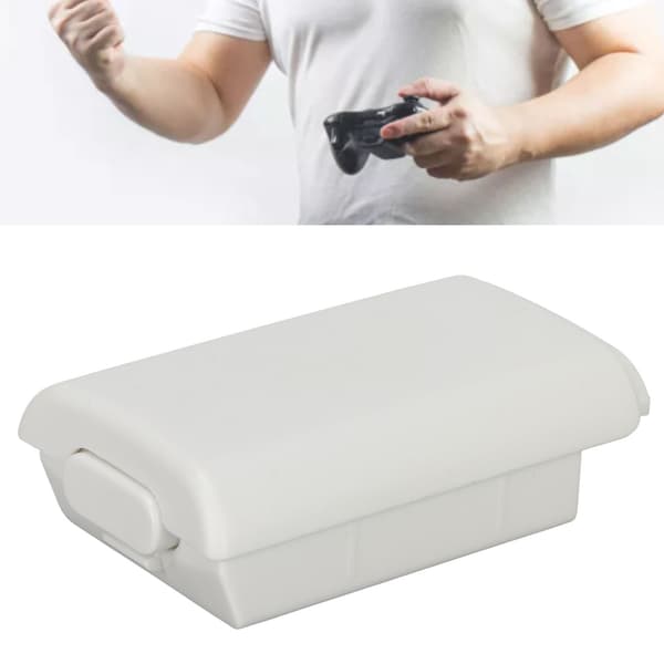 Trådløs controller batteridæksel slidstærkt udskiftningsbatterihus til Xbox 360 hvid