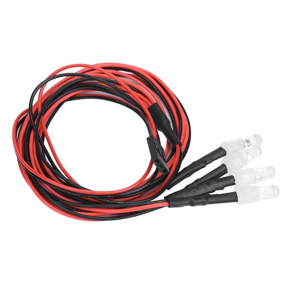 4 STK 5 mm Forlygter RC Tilbehør LED Lys til Model Drift Bil Køretøj (4# Blåt Lys)