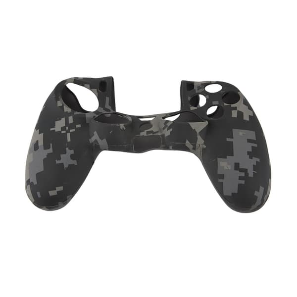 Pehmeä silikonisuojus pölytiivis kotelon kahvan suojus PS4-ohjaimelle, harmaa