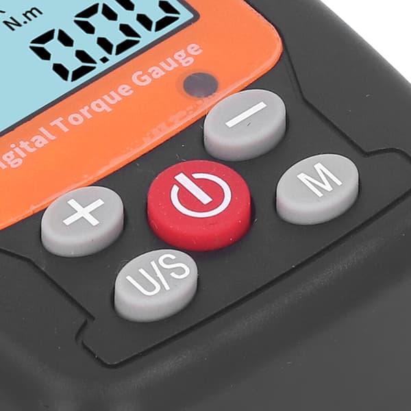 Digital momentnøgleadapter 4-135Nm 3/8\" drev, baggrundsbelyst LCD-display