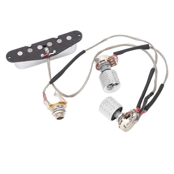 GMA23 Förkopplad Gitarrhalsmikrofon Magnet 1T1V Elgitarrpickup med 250K Potentiometer 6.35 Utgångsjack för TL