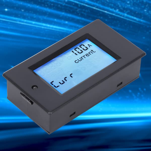 Digital LCD Multifunktions DC Spændingsstrøm Effektmåler med Frekvensfaktor Detektion