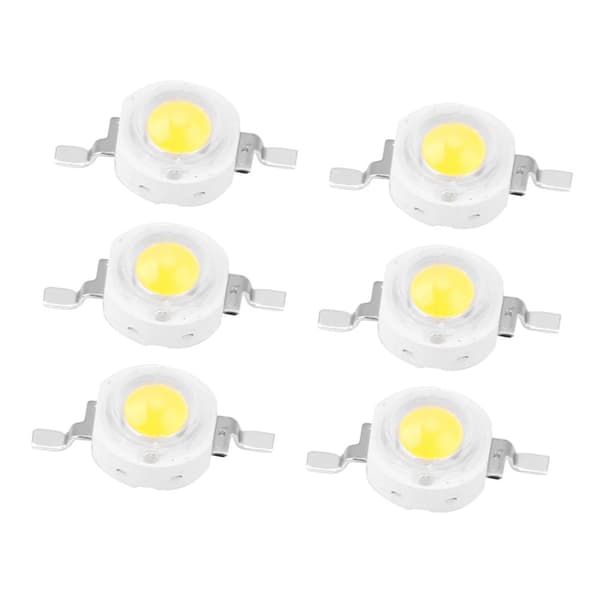 1W High Power LED-perler Lysdiode-chips SMD til DIY-belysningsarmaturer Hvid