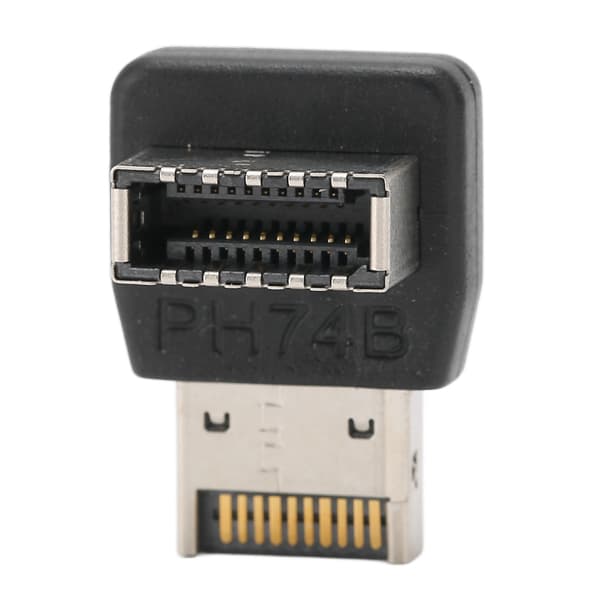 USB3.1 TYPE E -sovitin tietokoneen emolevylle USB3.1 TYPEE -sovitin 90 asteen ohjauskulma (PH74B)