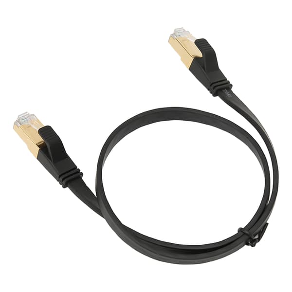 Cat 8 Ethernetkabel 40 Gbps 2000 Mhz RJ45 Han-interface 0,5 meter/19,7 tommer Ethernetkabel til PS5 til Router