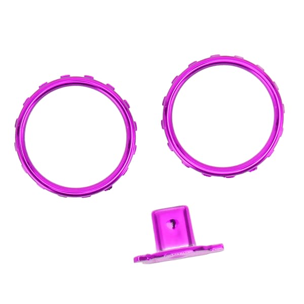 Dekorative accentringe til Xbox Elite Series 2 Controller Matte Chrome Switch Buttons Udskiftningsdele Lilla