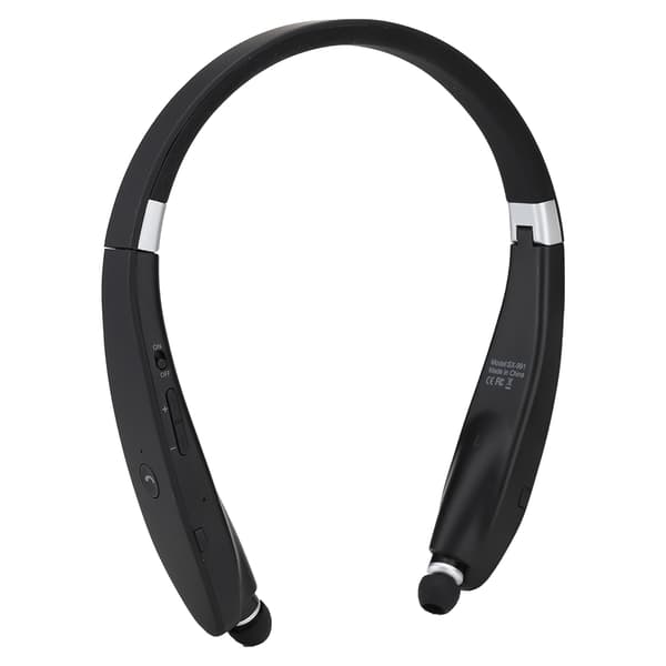 SX-991 Foldbar halsophængt teleskopisk headset trådløs Bluetooth-øretelefon (sort)