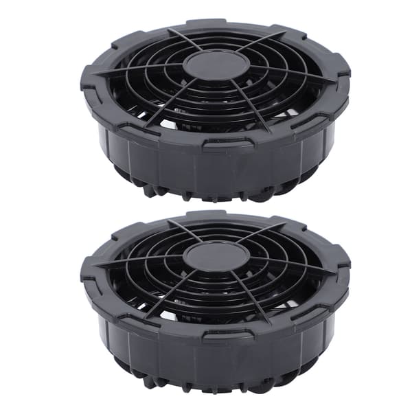 2-pak USB-køleventilator 5V 0,6A børsteløs motor til AC-vest arbejdstøj