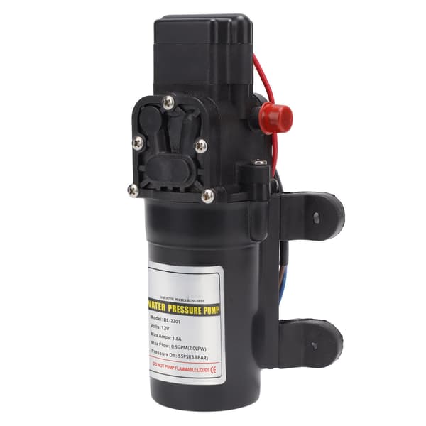 Vattentrycksmembranpump Självsugande membranpump Högtrycksvattenpump för utomhusbruk RL 2201 12V