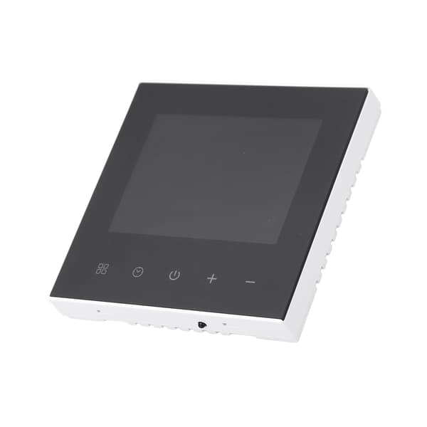 Programmerbar WIFI-termostat LCD-pekskärm APP Röststyrning Temperaturregulator 100‑240V Dold installation