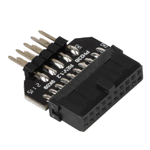 USB Moderkortssplitter Moderkort Usb2.0 9-stift till Usb3.0 19-stift Frontpanel Plug-in Hona Plug Omvandlingsadapter