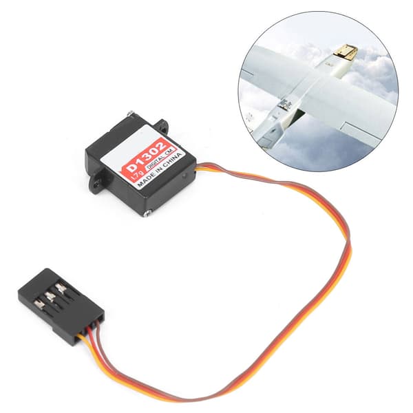 D1302 Micro Mini Digital Servo Reservedele Tilbehør til Fastvingefly Model JR Stik