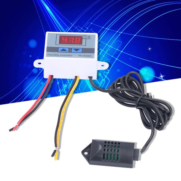 Fugtighedsregulator Mikrocomputer Digital Termostat Sensor til Drivhus Champignon Dyrkning